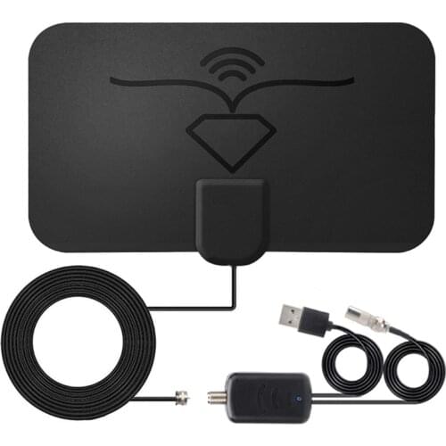 Amplified Indoor HD Digital TV Antenna Digital Antenna Amplifier Signal Booster DVB-T2 Hdtv Antenne Digitale Antenne