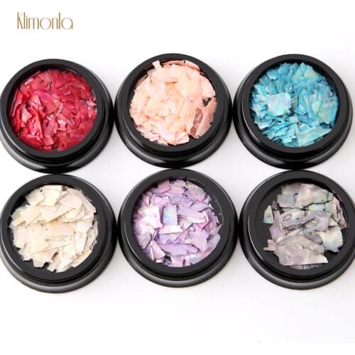 6 Bottles Mix Size Nail Sequins 3D Nail Art Glitter Flake Slices UV Gel Manicure Decoration DIY Nail Accessoires Tools