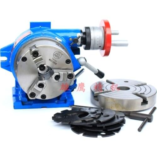 CS-6 inch, universal indexing plate, quick and easy split head, three-jaw chuck, rotary table
