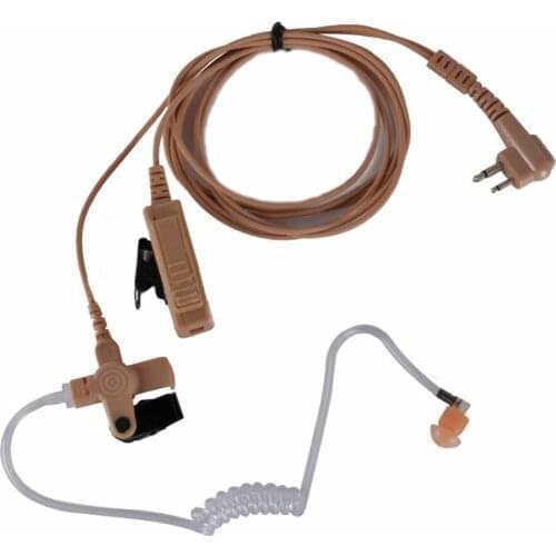 Surveillance Headset Microphone Earphone Earpiece W/PTT Tube For Motorola RDU2080D RDU4160D RDV5100 RDV2020 Radio Walkie Talkie