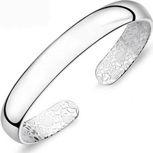 S999 thousands of fine fashion lovers opening smooth sv bracelet