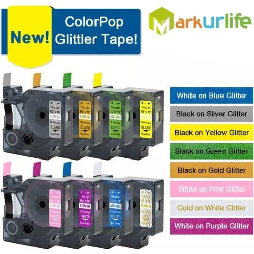 Multicolor Label Tpae 45013 40913 43613 45018 40918 45016 Compatible for Dymo D1 Label Tapes for Dymo LM160 LM280 53713