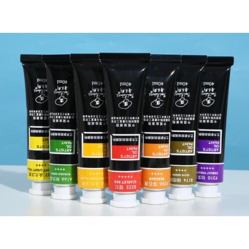 Paul Rubens Artist Grade Oil Paint 40ml Fine Ground Pigment with High Quality Vibrant Color Excellent Lightfastness Art supplies