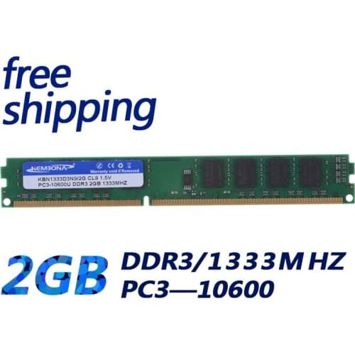 KEMBONA 2G ddr3 1333mhz Desktop Memory RAM 1333 MHZ 240PIN Box NEW Free shipping Airmail