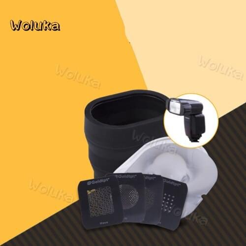 GOLDTPT Photographic Accessories kit machine top Flash concentrated wide angle filter set hot boot lamp soft light CD50 T01