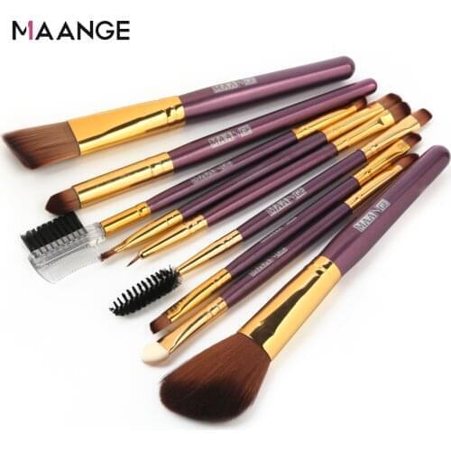 Fashion 9Pcs/set Makeup Brush Set Glitter Shinny Crystal Foundation Blending Power Contour Face Cosmetic Beauty Make Up Tool Set