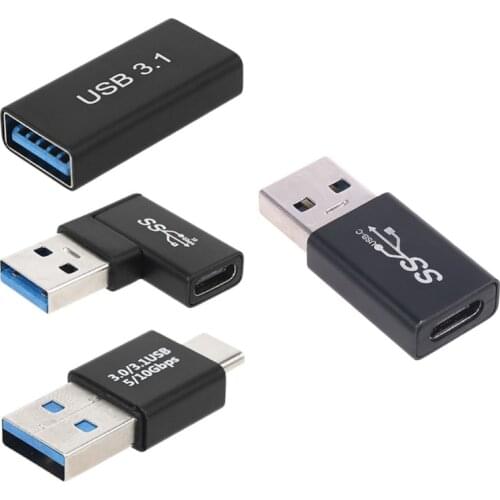 2021 New Metal Compatible with USB to Type C Adapter Male and Female Series Fast Transmission Small Convenient USB Converter