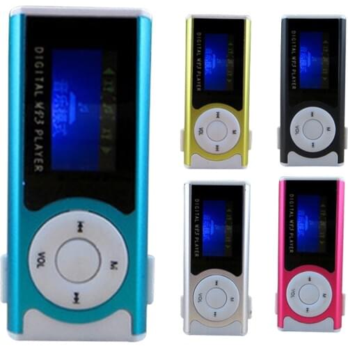 New Portable MP3 Player LCD Screen USB Mini Clip Mp3 Player Electronic Sports Music Player Support Micro SD TF Card