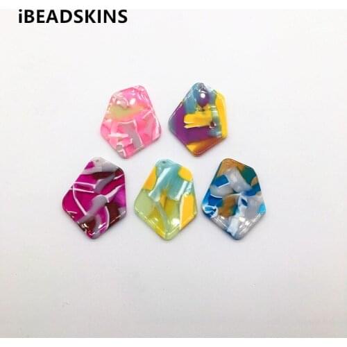 New arrival! 37x29mm 50pcs/lot acetic acid irregular-shape charms for earrings accessories/Earring parts Jewelry Findings making