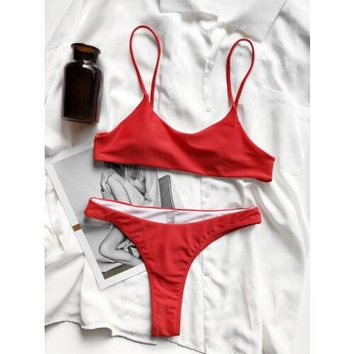 New Sexy Mini Micro Thong Bikini Women Swimwear Female Swimsuit Two-pieces Bikini set Padded Bather Bathing Suit Swim Lady 2021