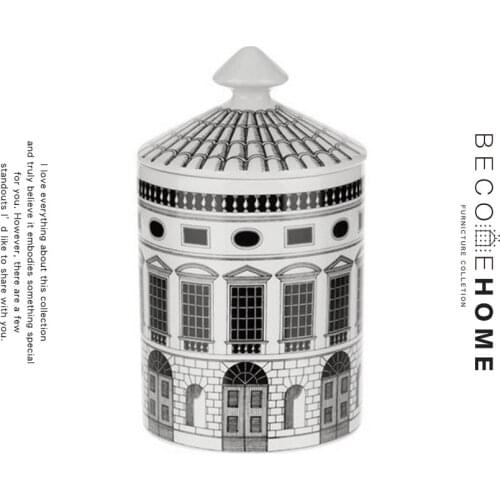 New Swan Stone Castle tarro neushwanstein castle tarro shell tableware decorative plate porch make-up bottle