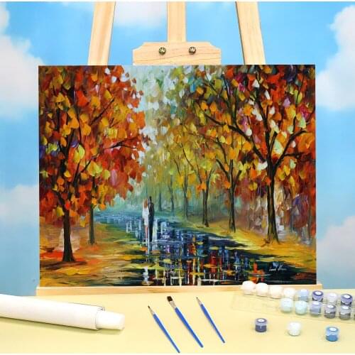 Romantic Moment Paint By Numbers Set Oil Paints 40*50 Boards By Numbers Paintings For Adults Handiwork For Drawing Art