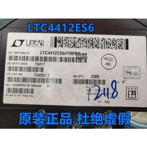 100% New&original LTC4412ES6 LTC4412 SOT23-6 Marking:LTA2 In Stock