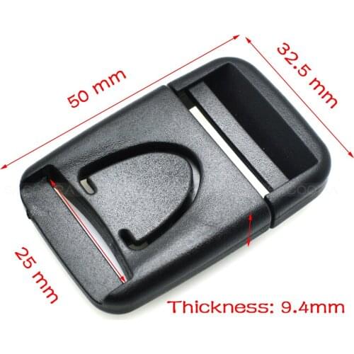 1000pcs/pack Pack 1" Webbing Center Release Buckle for Outdoor Sport Bags Students Bags Luggage
