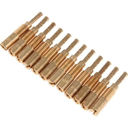 12pcs Motorcycle Carburetor Slow Jet For Keihin Carb PZ19 PB16/18 /20