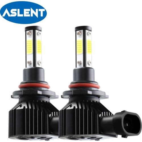 2pcs 10000LM 4 sides shine Large area COB LED chip car headlight bulb h7 h8 h9 h11 9005 hb3 h10 9006 hb4 led light auto lamp 50W