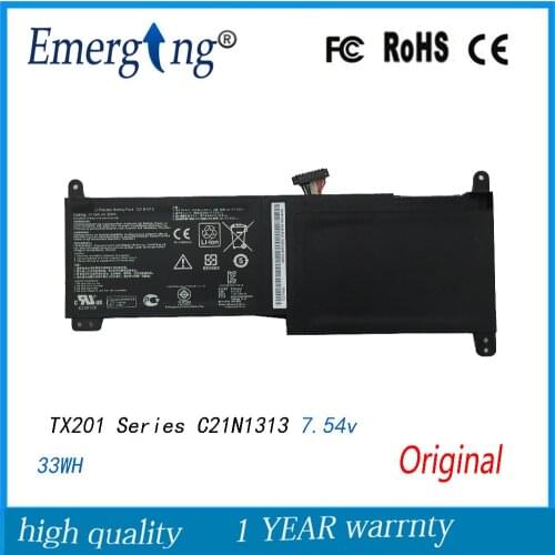 7.54V 33Wh Original New Laptop Battery for ASUS Transformer Book Trio TX201 TX201LA C21N1313