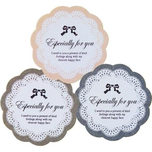 900pcs/lot Round Gray-blue Pink Lace Flower DIY Multifunction Especially For You Baking DIY Gift Stickers free shipping