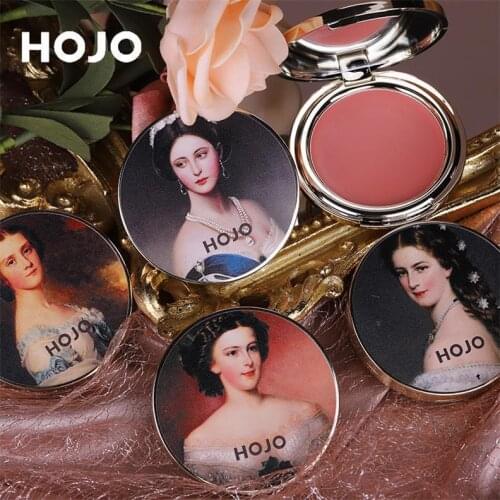 HOJO court aristocrat cream nude make-up girl white fine natural blush cream blush makeup blush palette makeup products