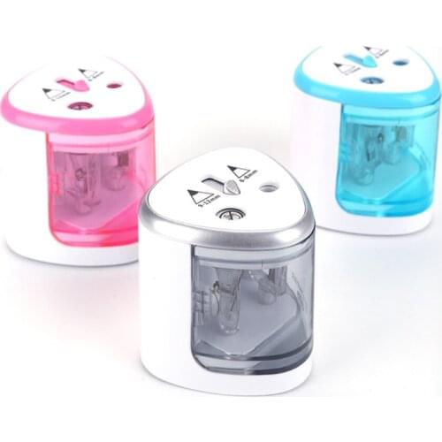 Automatic Pencil Sharpener Stationery Electric Pencil Sharpener Pen Knife Student School Supplies Home Office Cute Gifts