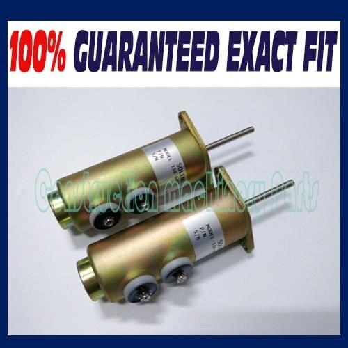 Free fast delivery! (2pcs a lot) FUEL SHUTDOWN STOP SOLENOID VALVE 110-6466 1106466 6T-4121 VOLT 12V