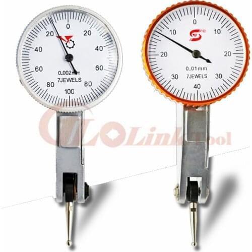 0-0.2mm 0.002mm 7Jeweld Miron Dial Test Indicator 0-0.8mm 0.01mm dial indicator dial Level Gauge Scale Precision Metric Dovetai