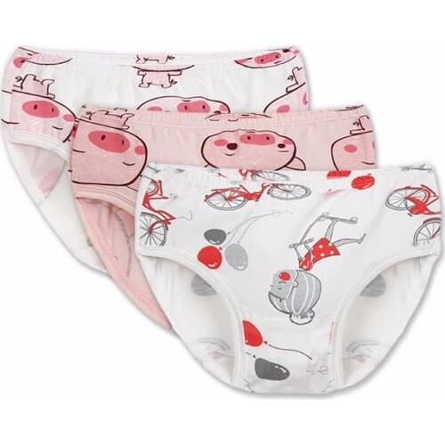 Childrens underwear girls briefs cute pig cartoon briefs cotton comfortable baby briefs Z478432