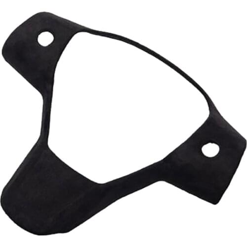 For Tesla Model 3 Y Car Interior Suede Steering Wheel Cover Trim Protective Sticker Decorative Accessories