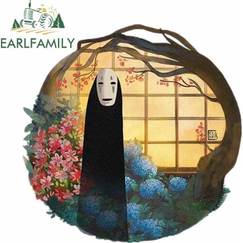 EARLFAMILY 13cm x 12.9cm For Spirited Away Vinyl Car Stickers Campervan Decal Waterproof DIY Custom Printing Suitable for VAN RV
