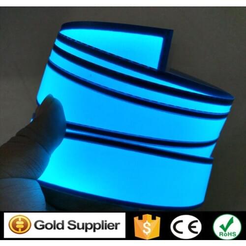 New Arrival 3cm x 200cm Flexible EL strip Electroluminescent Tape led light neon tape With DC12V Inverter
