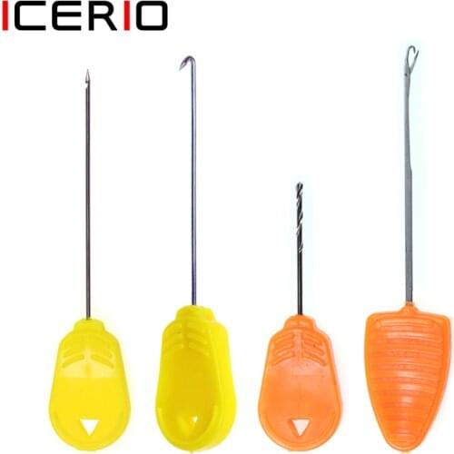 ICERIO 1 piece Carp Fishing Splicing Threader Baiting Needle Hook Boillie Drill Rig Making Tool Accessories