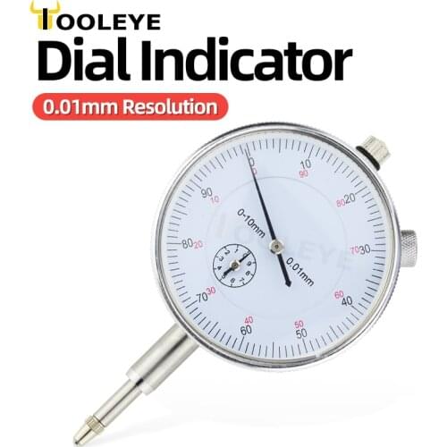 0-10mm/30mm Dial Indicator Precision 0.01mm Dial Bore Gauge Indicator Micrometer Tool Hour Type Indicator Measurement Instrument