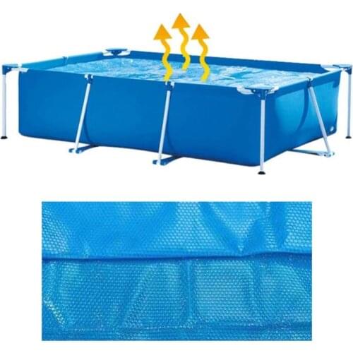 Swimming Pool Cover Rectangular Solar Summer Tub Protection Dust Outdoor Round Heat Insulation Film Bubble Blanket Accessories