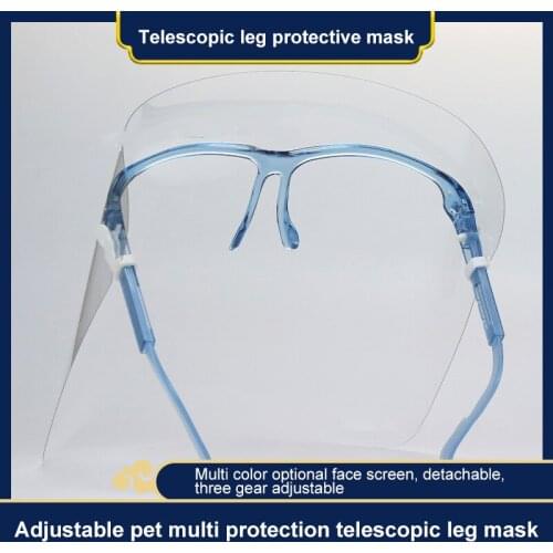 5 Colors Kitchen Transparent Face Shield Goggles Dust-Proof Face Protective Mask Reutilizable Cooking Tools Mascarilla Cocina