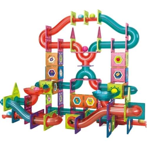 Magnetic Tiles Pipe Magnetic Blocks for Toddlers, 3D Magnets Toys, STEAM Toy Children Magnetic Tiles Building Set Gift for Kids