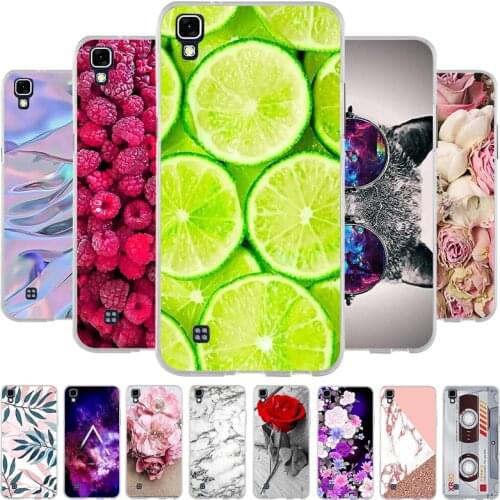 B Soft TPU Silicone Case For LG X Power 5.3 inch Fashion Lemon Pattern Back Cover For LG X Power K220 K220DS Phone Case