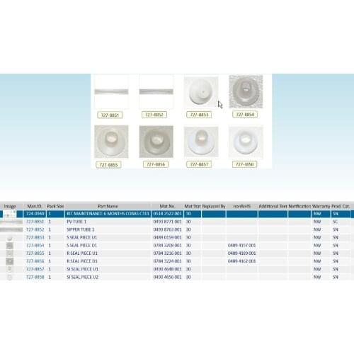 ROCHE(Switzerland) KIT MAINTENANCE for 6 MONTHT,Cobas C311 Chemistry analyzer(New,Original)