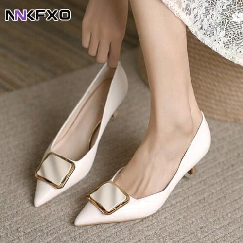 NNK FXO Leather Pumps