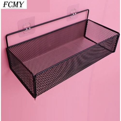 2021 New No Punching Wall Partition Shelf Bedroom Bathroom Storage Living Room Kitchen Dormitory Essential Artifact Shelf