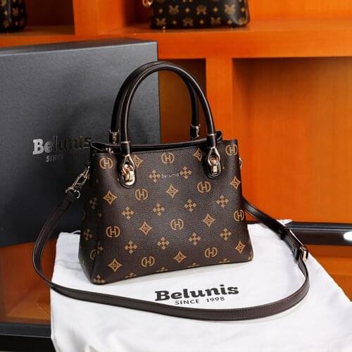 2021 New Trendy Presbyopic Shoulder Large Capacity Fashion Messenger Bag andralyn bag store brown handbags women