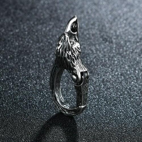 New Arrival Creative Animal Eagle Head Keychain Horsebuckle Metal Key Chain Luxury Car Keyring Hand Vintage Jewelry