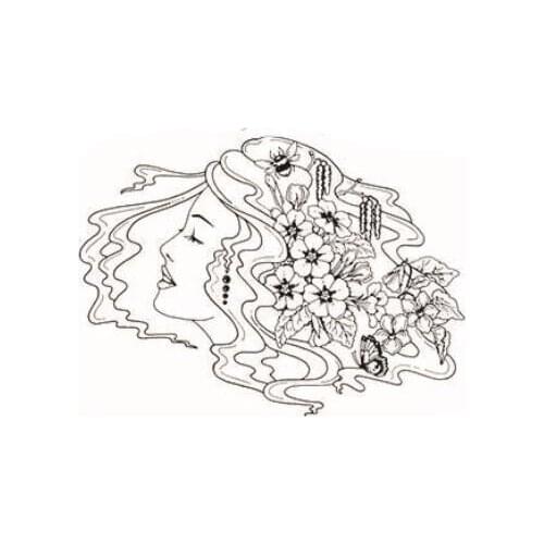 Head portrait Transparent Clear Silicone Stamp/Seal for DIY scrapbooking/photo album Decorative clear stamp sheets ST0253