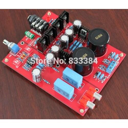 Deluxe Headphone Amplifier Board Base on Lehmann AMP Assembled top quality