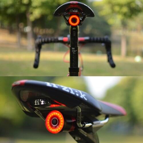 XLITE100 Bicycle Flashlight Bike Rear Light Auto Start/Stop Brake Sensing IPx6 Waterproof LED Charging Cycling Taillight