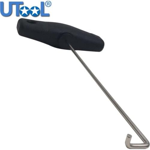 1PC T- Handle Handbrake Air outlet Pull-out Hook DashBoard Trims Removal Tool For Porsche Panamera