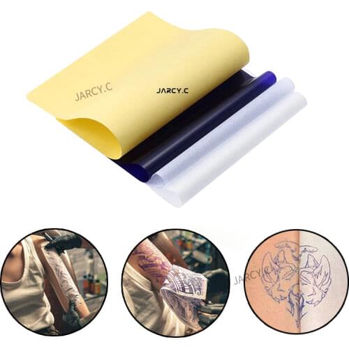 10 Sheets Tattoo Transfer Papers A4 Size Thermal Copier Spirit Master Stencil Carbon Tracing Tatuagem Papier Accessories Supply