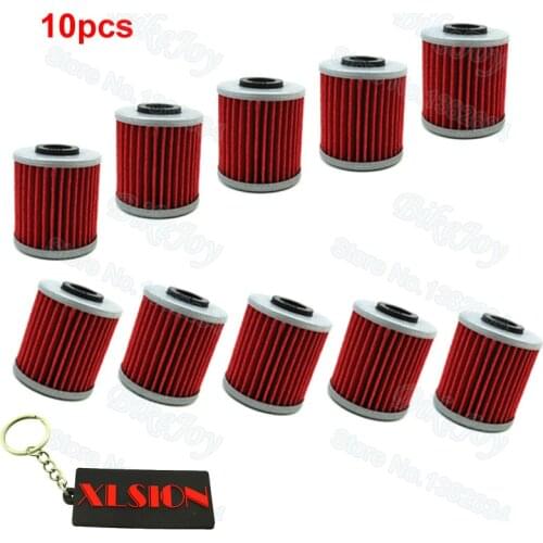 10x Oil Filter For BETA REV 4T 250 KAWASAKI KX250F KX 250 SUZUKI RMZ450 449 Pit Bike Motorcycle