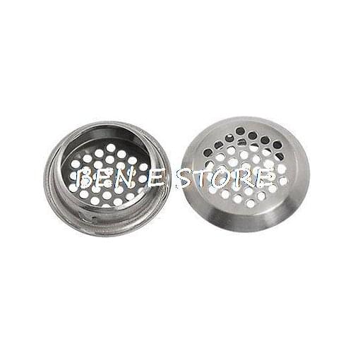 2 Pcs Stainless Steel 37 Holes Air Vent for Auditorium