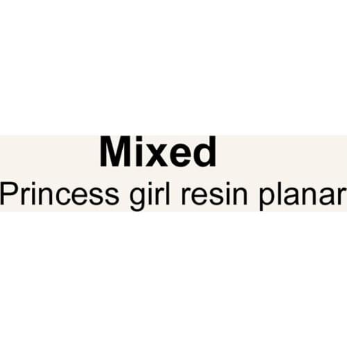 30pcs Mixed Assorted Cartoon girl girl movie Character Flatback Resin Planar Cabochon for DIY Craft Embellishments