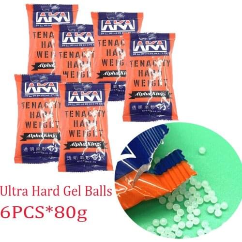 6PCS*80g Ultra Hard Gel Balls V2.5 toy gun hunting Gun Accessories outdoor tactical grip Scrub ball